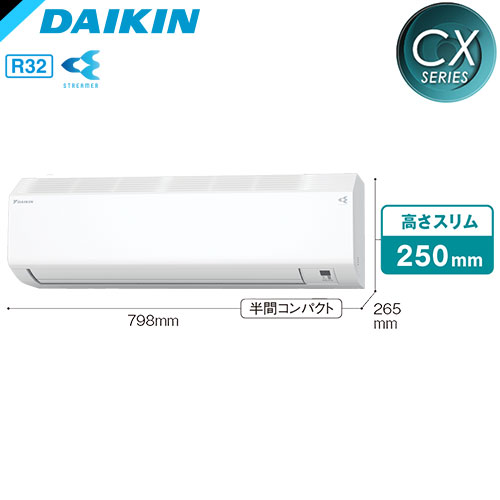 S25ZTCXS-Wの室外機・リモコン・パネル