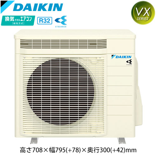 S56ZTVXV-Wの室外機・リモコン・パネル