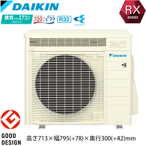 S223ATRS-Wの室外機・リモコン・パネル