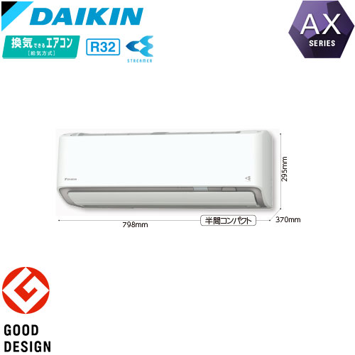 S283ATAS-Wの室外機・リモコン・パネル