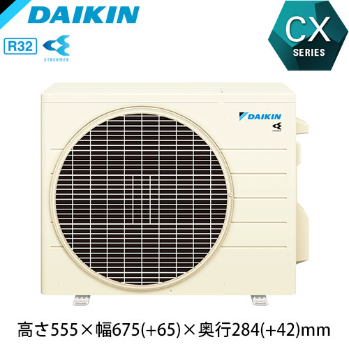 S283ATCS-Wの室外機・リモコン・パネル