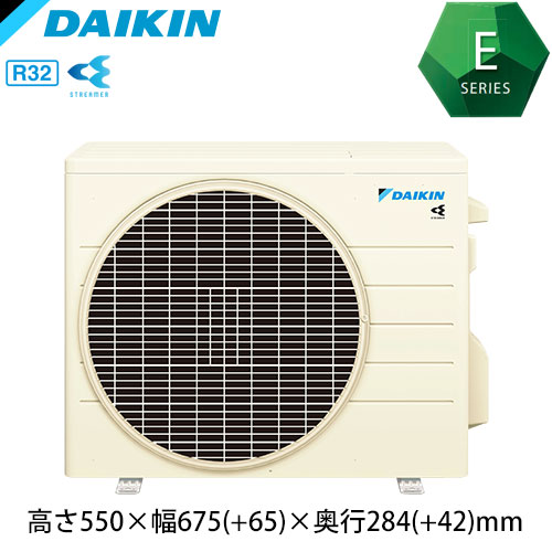 S363ATEV-Wの室外機・リモコン・パネル