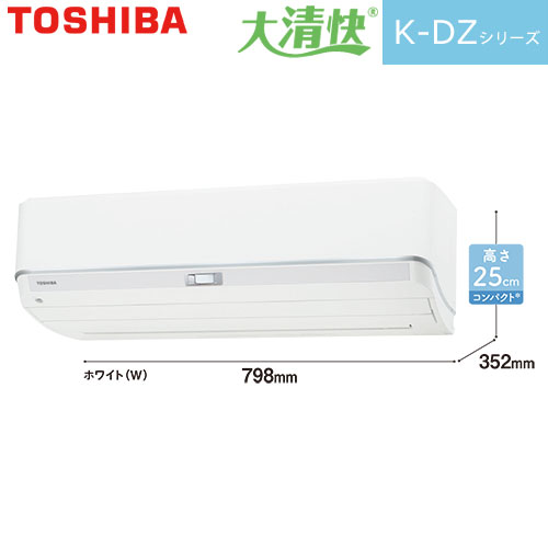 RAS-K632DZ(W)の室外機・リモコン・パネル