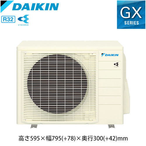 S364ATGS-Wの室外機・リモコン・パネル