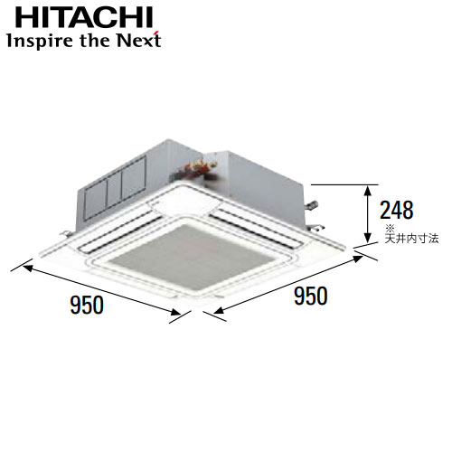 RCI-GP50RGHJ8 日立 業務用エアコン てんかせ4方向 省エネの達人