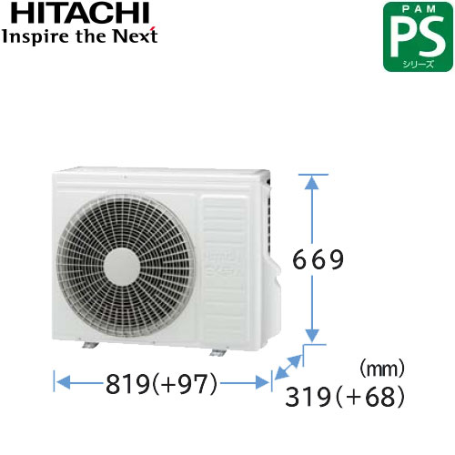 RAP-S56SDの室外機・リモコン・パネル