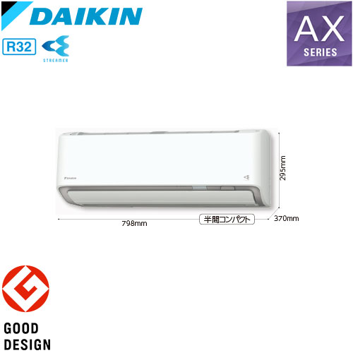 S225ATAS-Wの室外機・リモコン・パネル