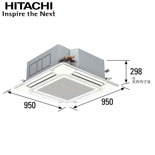 RCI-GP80RSH12の室外機・リモコン・パネル