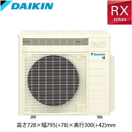 S256ATRS-Wの室外機・リモコン・パネル