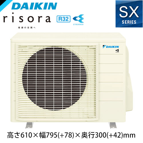 S716ATSV-Fの室外機・リモコン・パネル