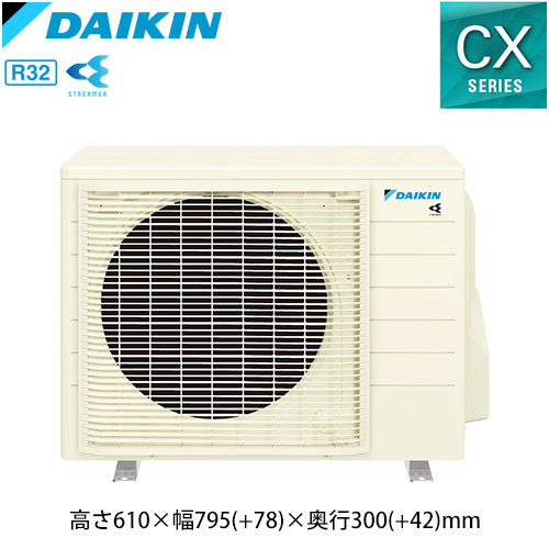 S566ATCV-Wの室外機・リモコン・パネル