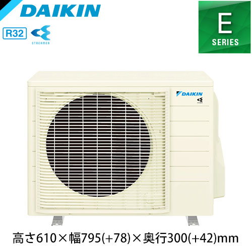 S406ATEP-Wの室外機・リモコン・パネル