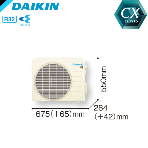 S36XTCXS-Wの室外機・リモコン・パネル