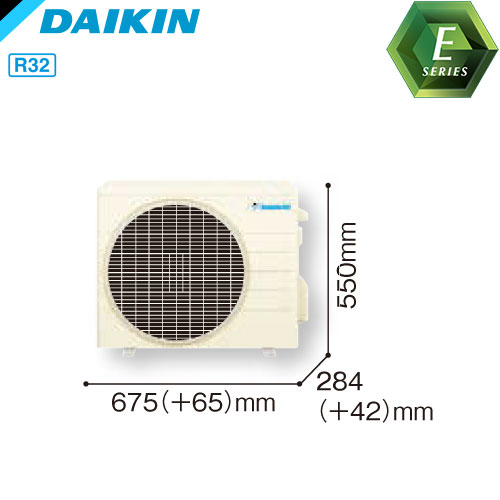 S28XTES-Wの室外機・リモコン・パネル