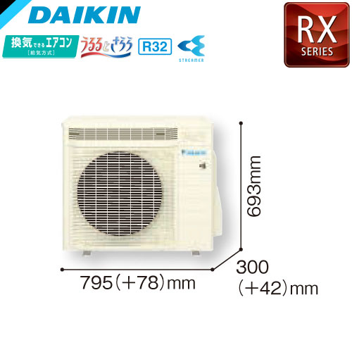 S36YTRXS-Wの室外機・リモコン・パネル