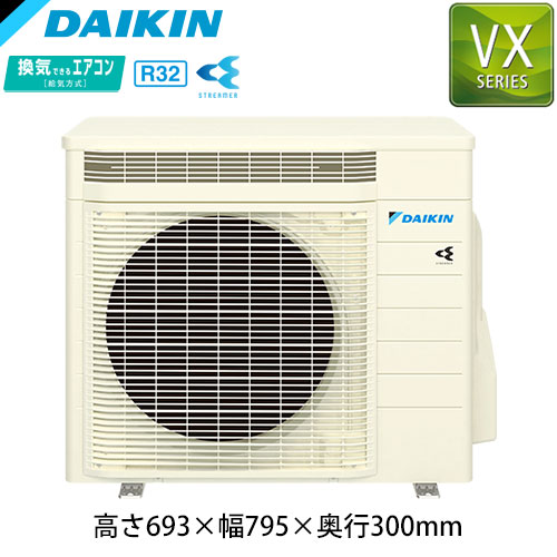 S36YTVXS-Wの室外機・リモコン・パネル