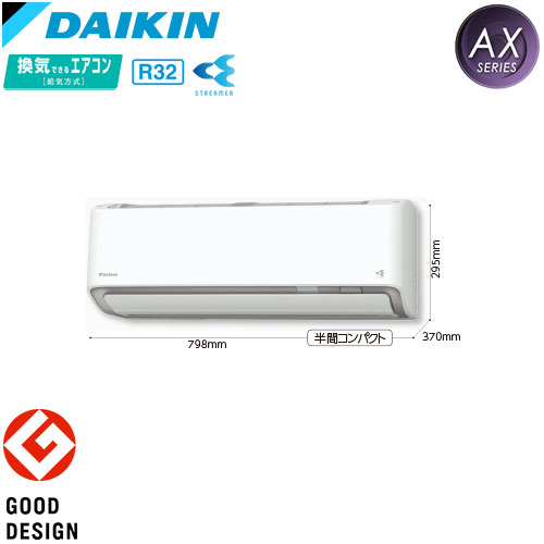 S36ZTAXS-Wの室外機・リモコン・パネル