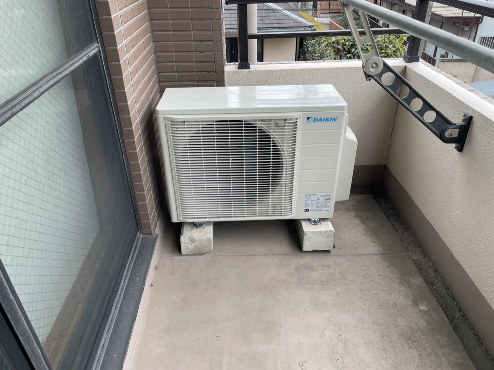 交換完了後のダイキン製マルチエアコン室外機