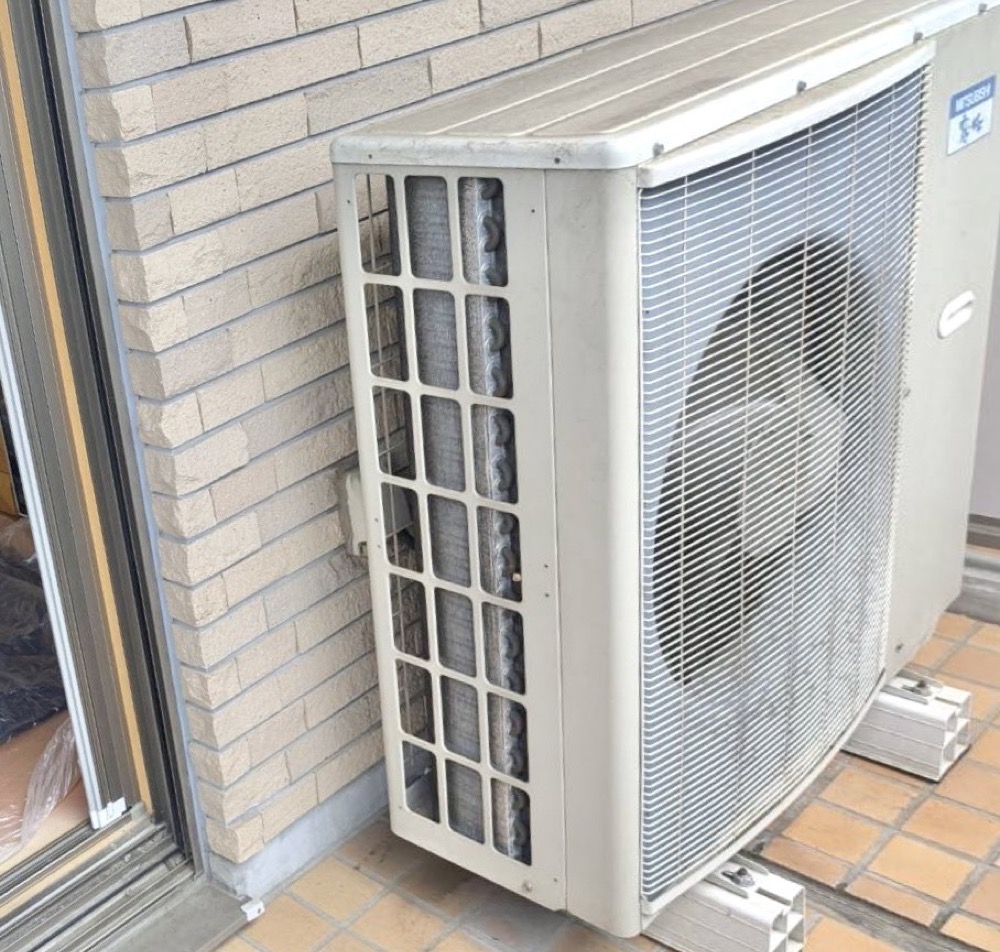 交換前の三菱電機製室外機
