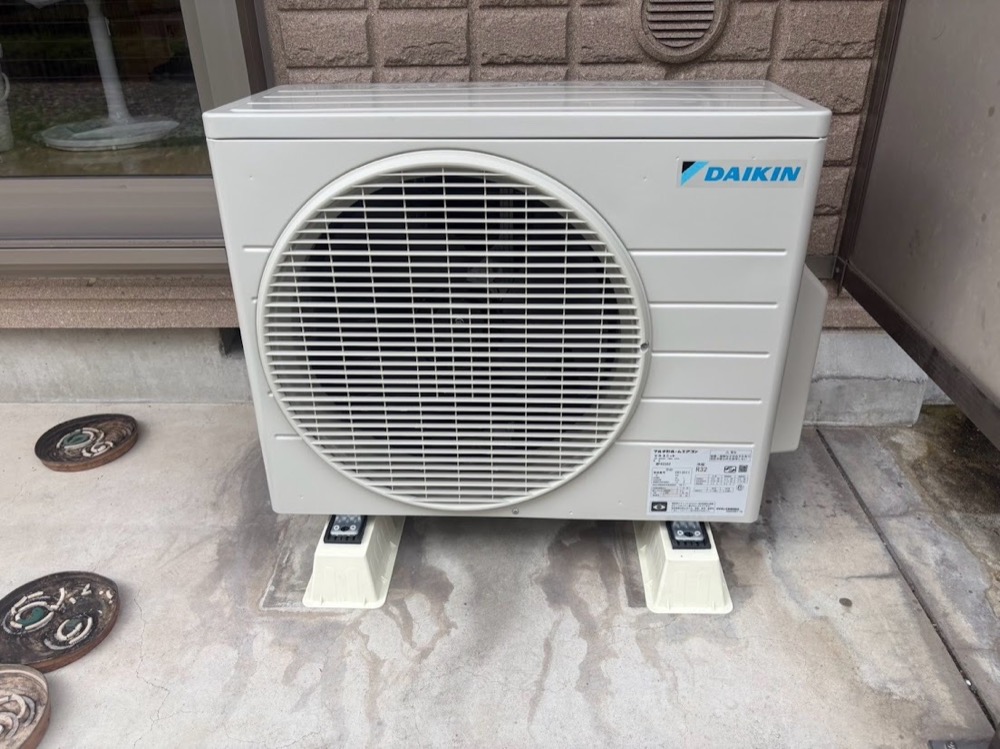 施工後のダイキン製マルチエアコン室外機
