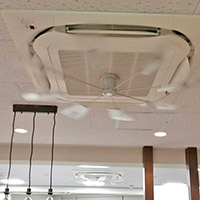 東京都大田区のテナントビルにて天井埋込形エアコンの入替え工事【パッケージエアコン】