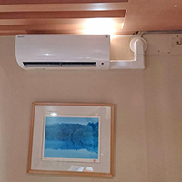 東京都中央区の住居にて壁掛形・壁埋込形マルチエアコンの入替え【ハウジングエアコン】