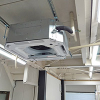 埼玉県川口市の会社事務所にてパッケージエアコンの新規取付け【パッケージエアコン】