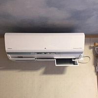 東京都杉並区の一戸建てにてルームエアコン5台の新規取付工事【ルームエアコン】