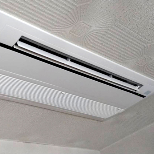 東京都目黒区の一戸建てにて天カセシングルマルチエアコンの入替え工事【ハウジングエアコン】